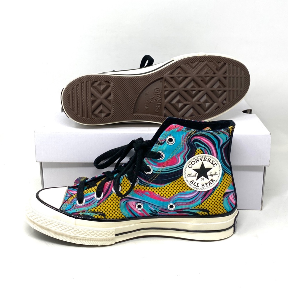 Converse CHUCK 70 Marbled All Star High Top Multicolor Canvas Women Size A00421C - Picture 7 of 10